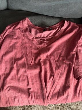 BloomChic Red V-Neck Women’s Top